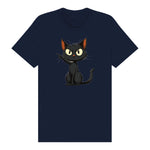 T-shirt Cat graphic 0047 - Navy