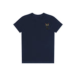T-shirt Cat graphic 0047 - Navy
