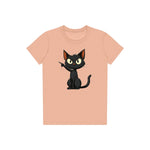 T-shirt Cat graphic 0047 - Peach