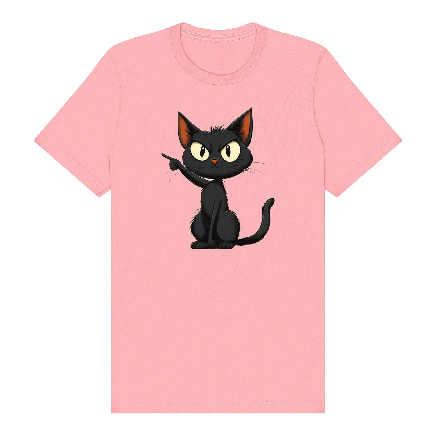 T-shirt Cat graphic 0047 - Pink