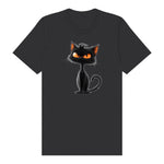T-shirt Cat graphic 0048 - Dark Grey