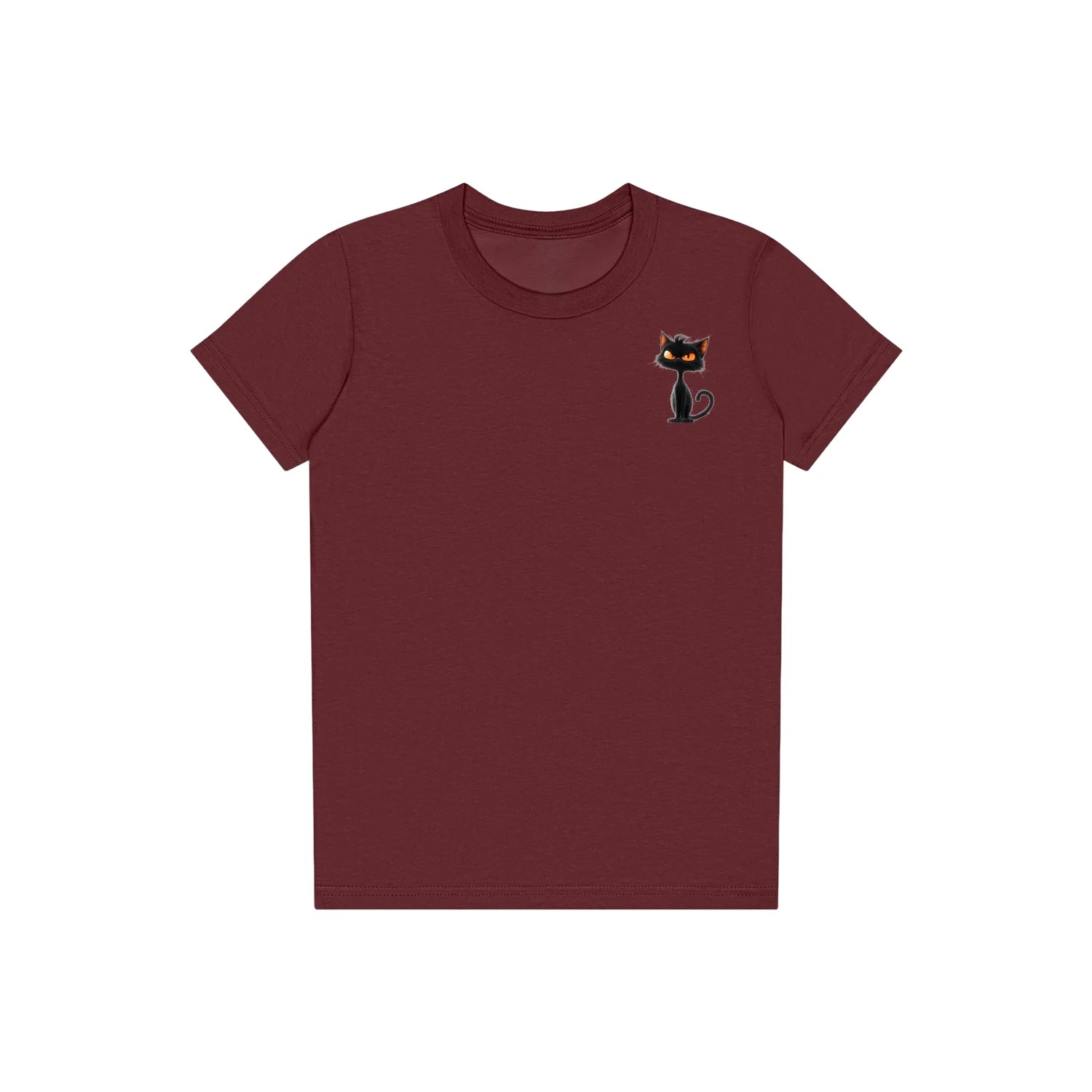 T-shirt Cat graphic 0048 - Maroon