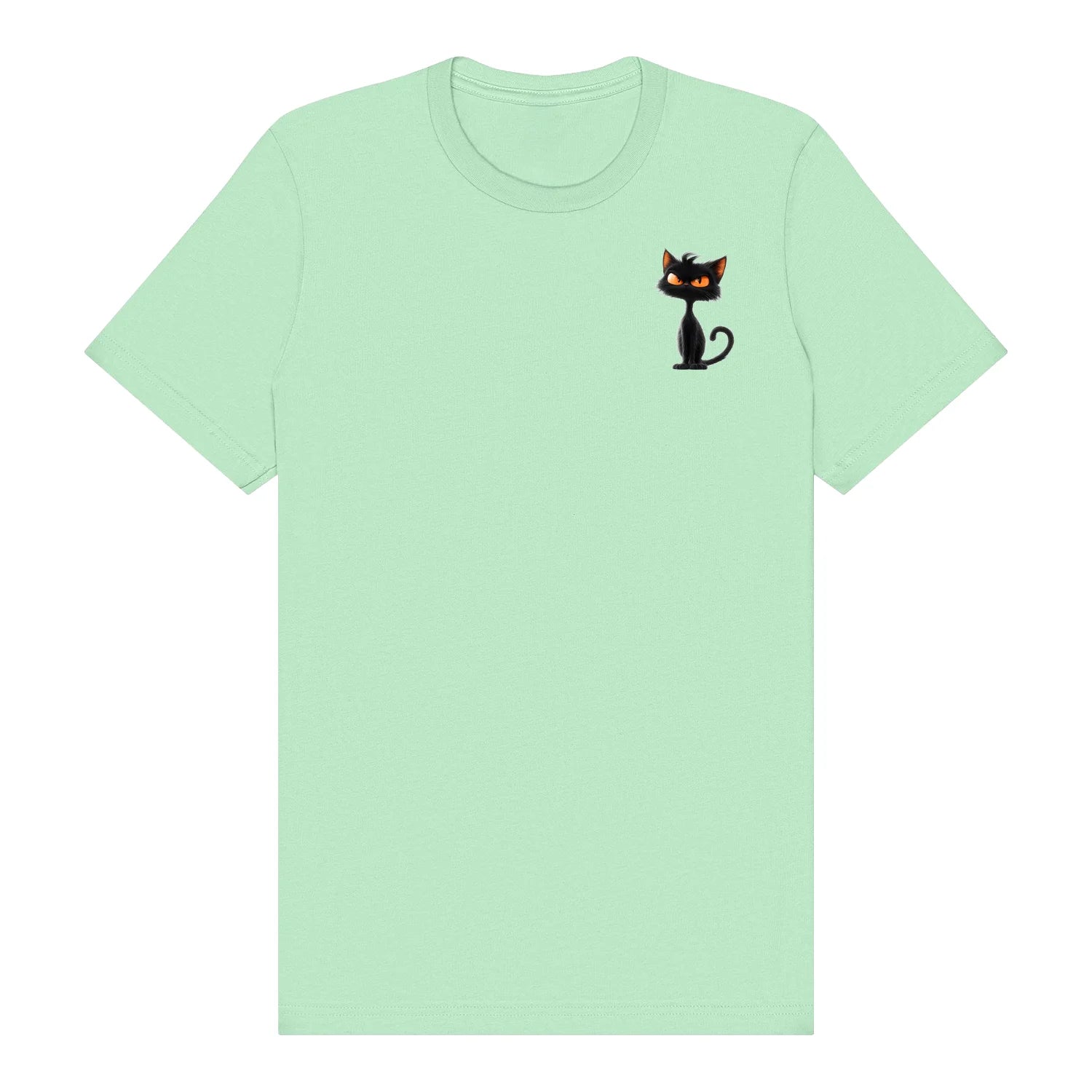 T-shirt Cat graphic 0048 - Mint