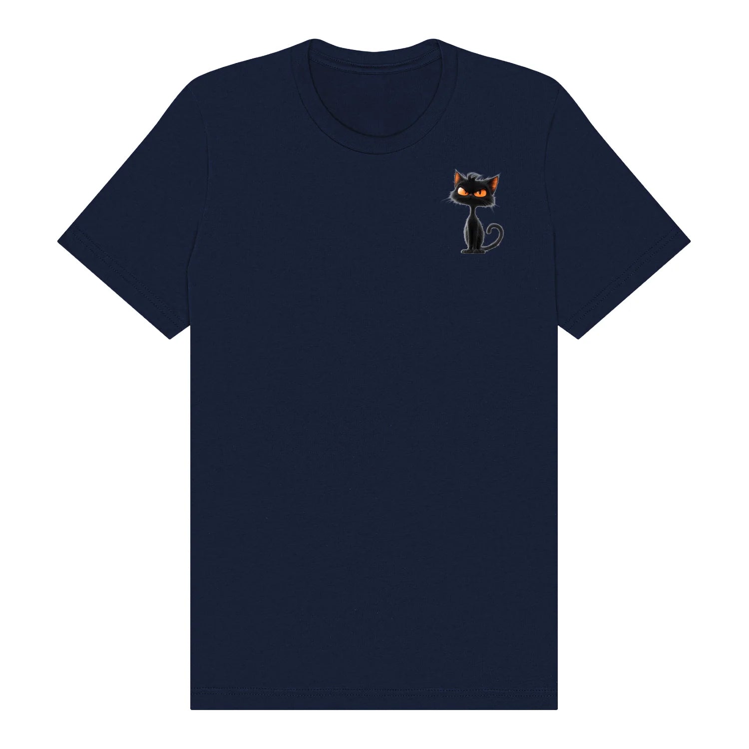 T-shirt Cat graphic 0048 - Navy
