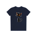 T-shirt Cat graphic 0048 - Navy