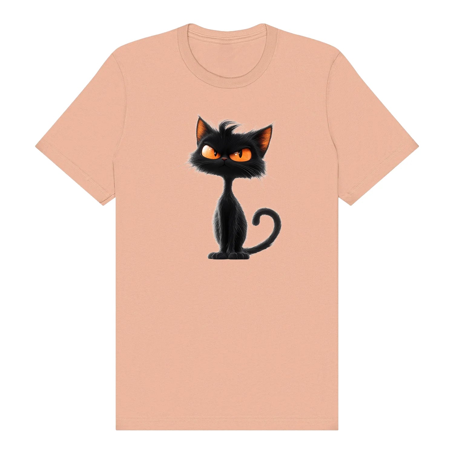 T-shirt Cat graphic 0048 - Peach