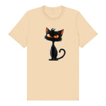 T-shirt Cat graphic 0048 - Soft Cream