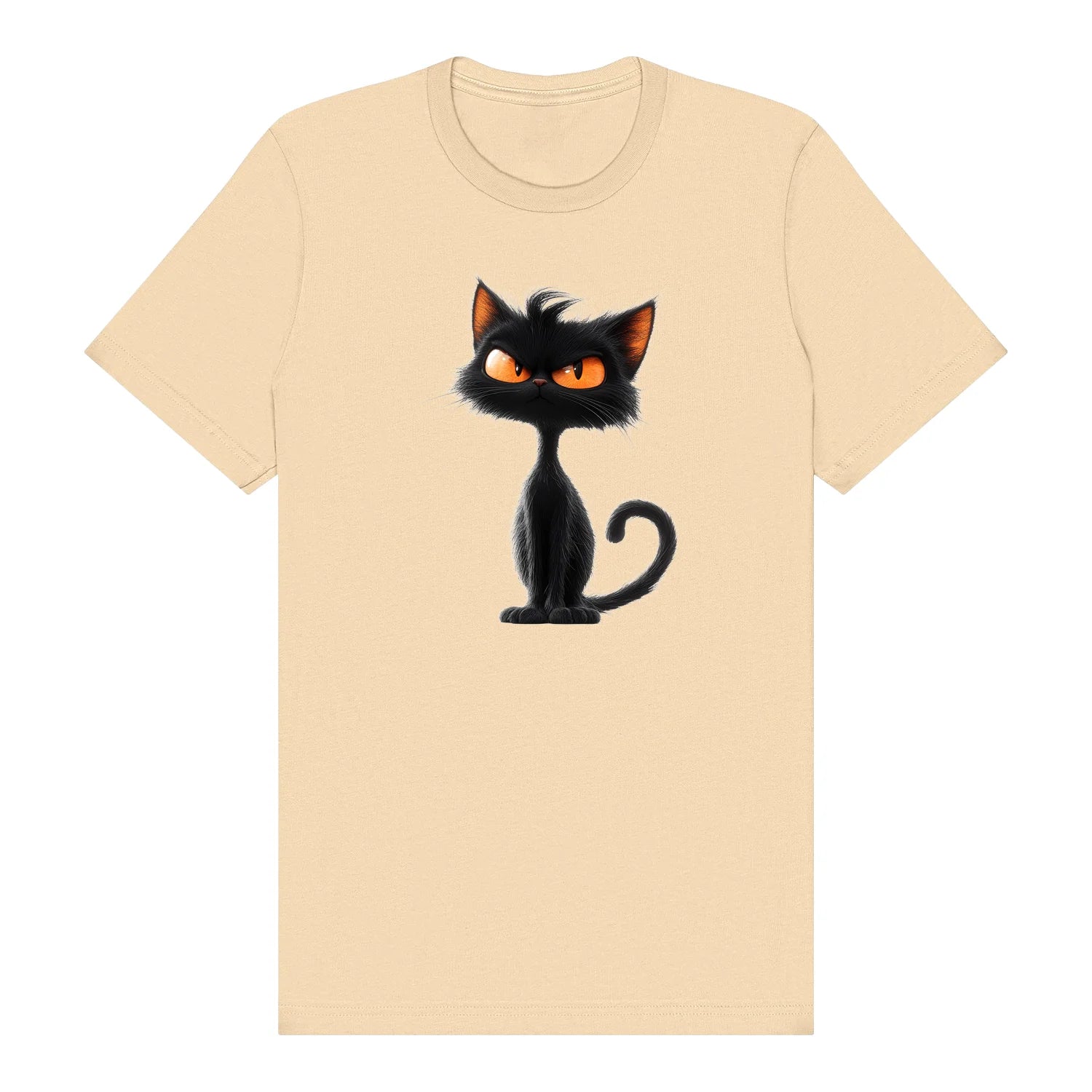 T-shirt Cat graphic 0048 - Soft Cream