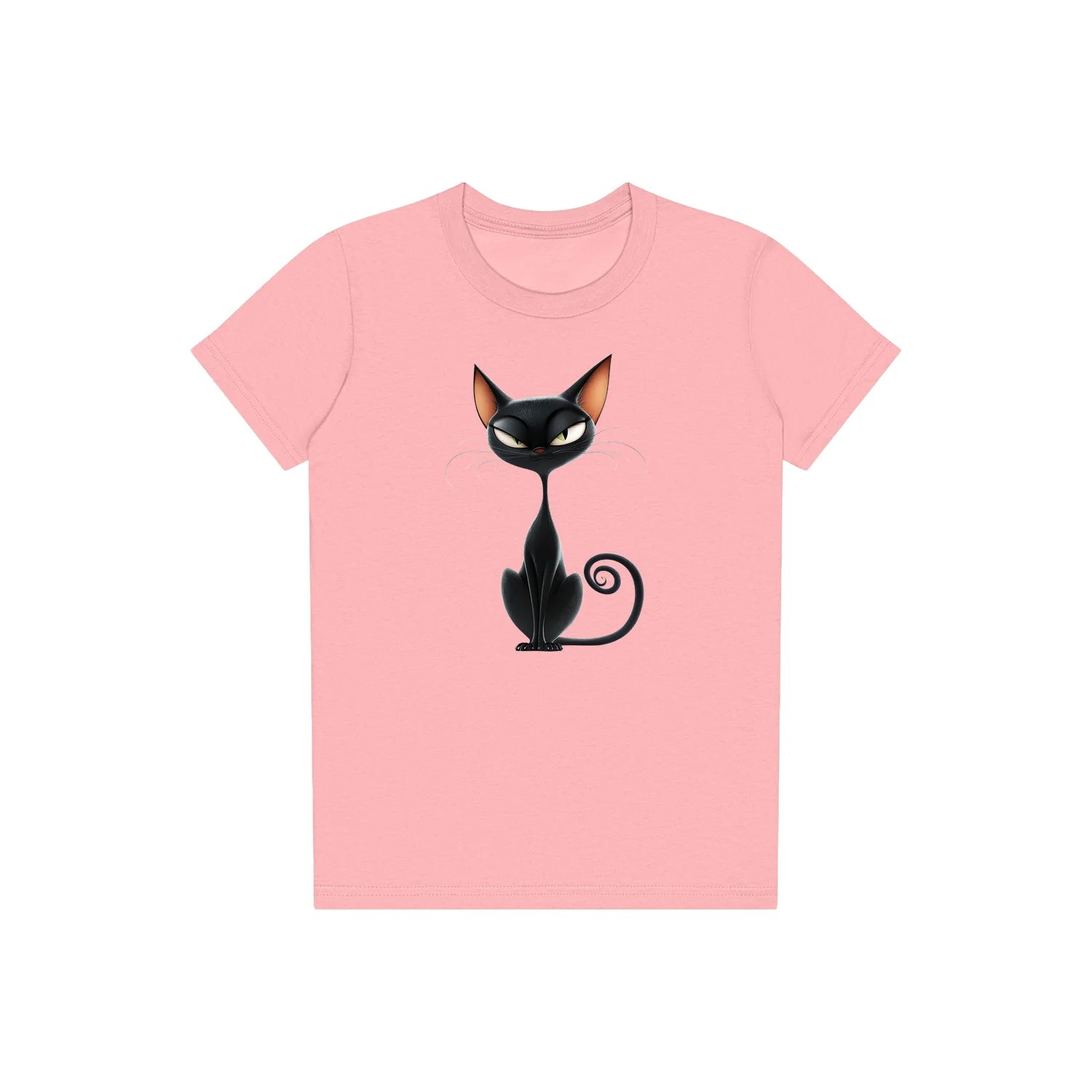 T-shirt Cat graphic 0049 - Pink