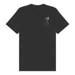T-shirt Cat graphic 0050 - Dark Grey