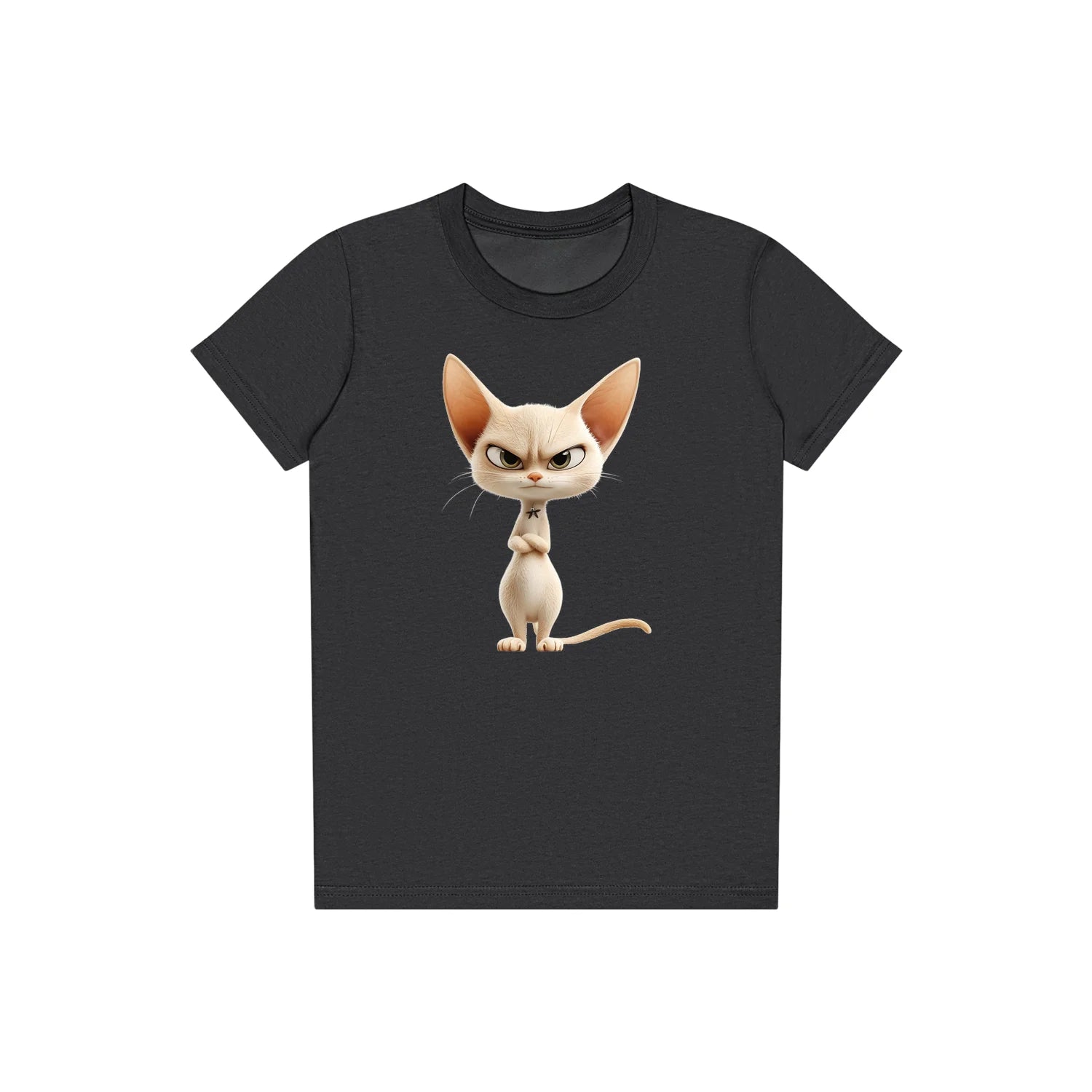 T-shirt Cat graphic 0051 - Dark Grey