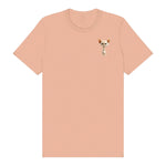 T-shirt Cat graphic 0051 - Peach