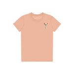 T-shirt Cat graphic 0051 - Peach
