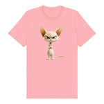 T-shirt Cat graphic 0051 - Pink