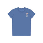 T-shirt Cat graphic 0052 - Columbia Blue