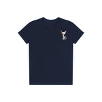 T-shirt Cat graphic 0052 - Navy