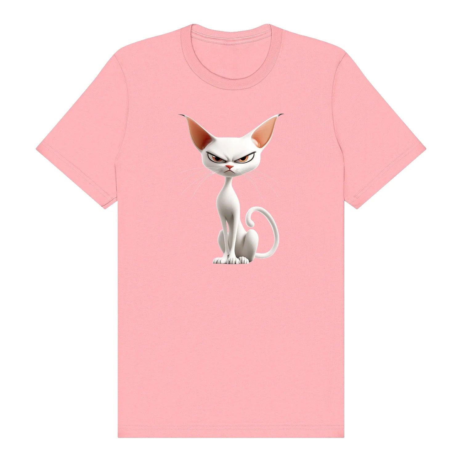 T-shirt Cat graphic 0052 - Pink