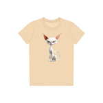 T-shirt Cat graphic 0052 - Soft Cream