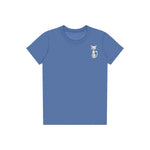 T-shirt Cat graphic 0053 - Columbia Blue