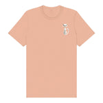 T-shirt Cat graphic 0053 - Peach