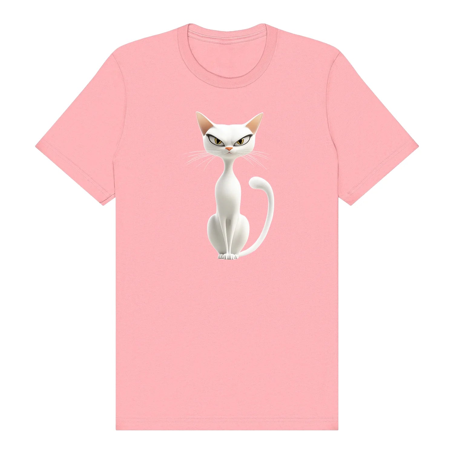 T-shirt Cat graphic 0053 - Pink