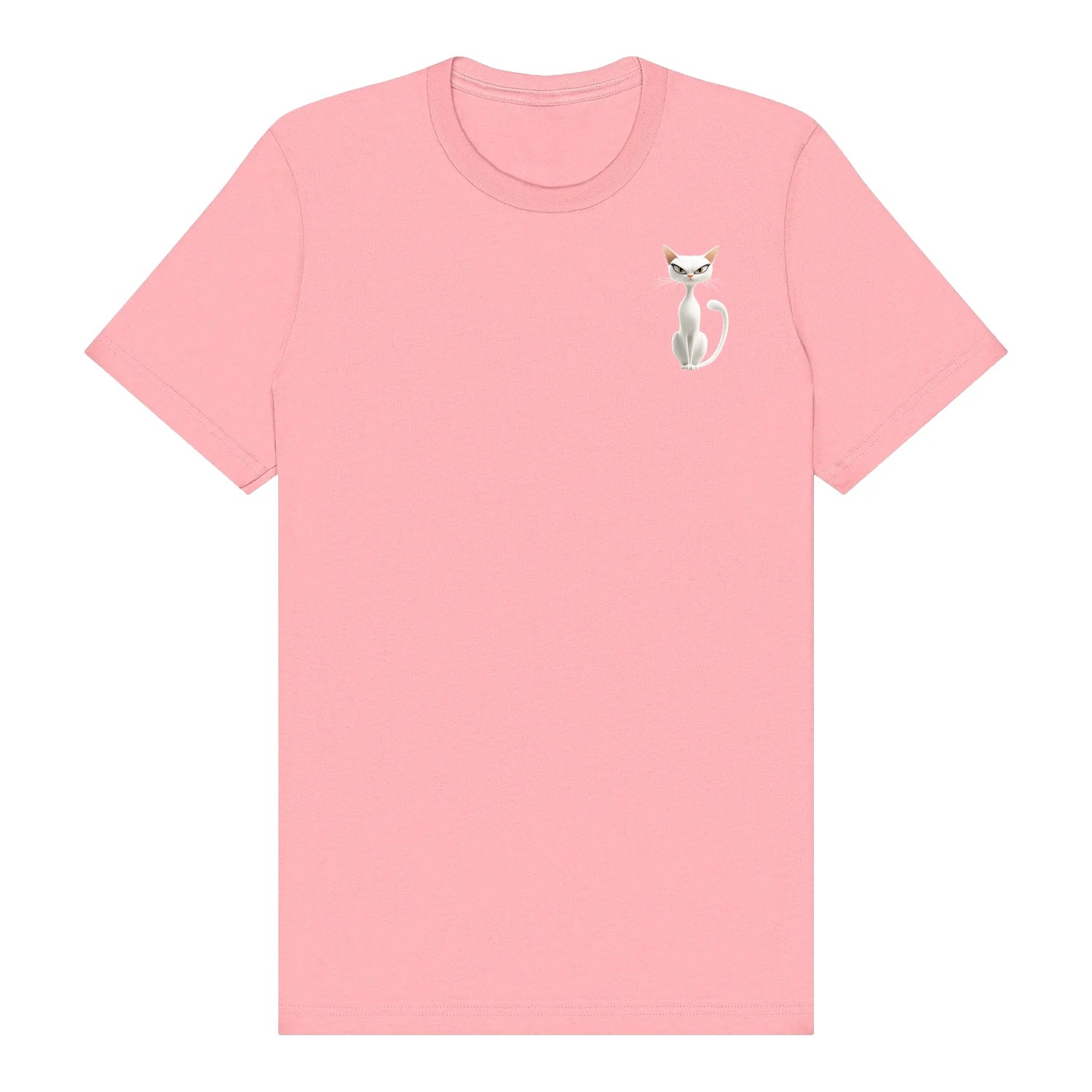 T-shirt Cat graphic 0053 - Pink