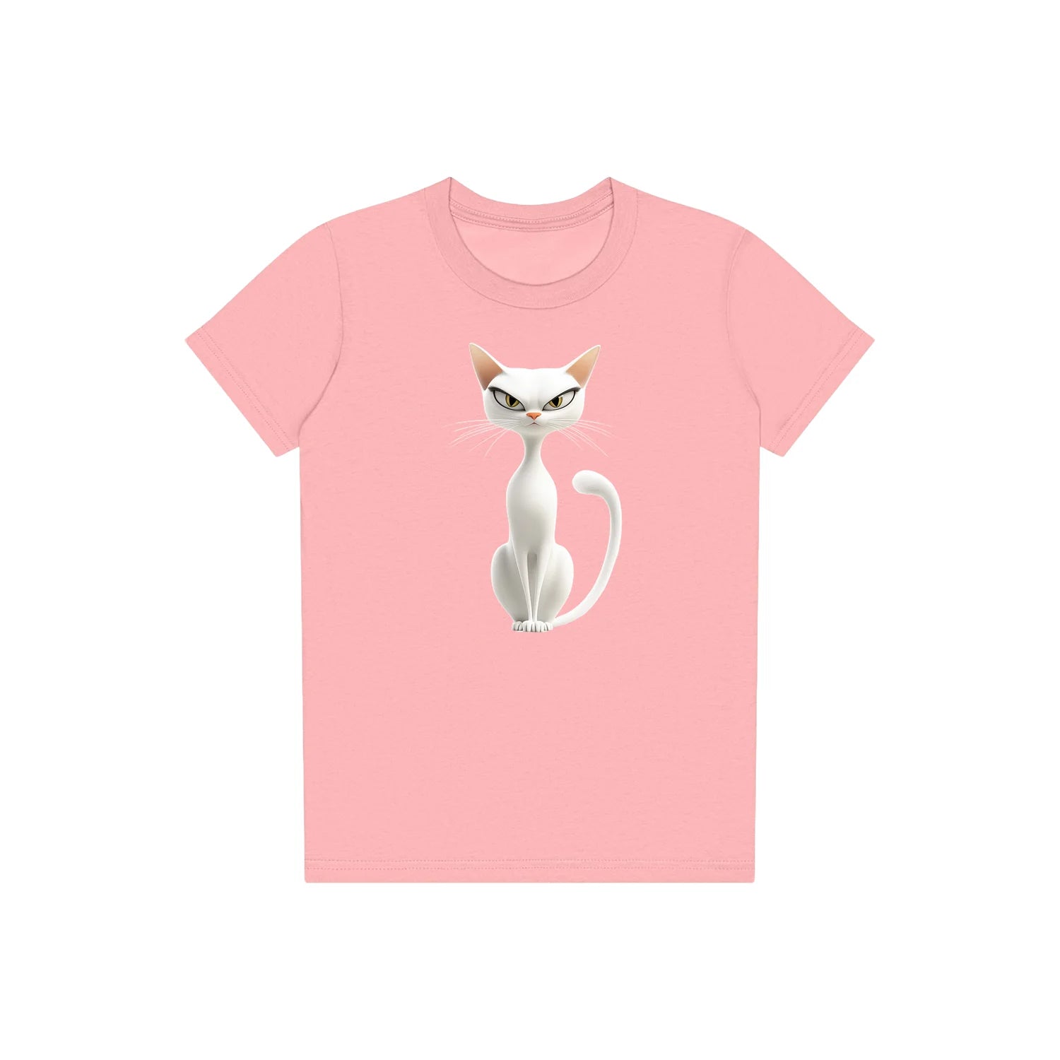 T-shirt Cat graphic 0053 - Pink
