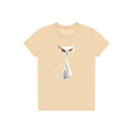 T-shirt Cat graphic 0054 - Soft Cream