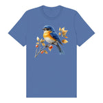 T-shirt common Bird graphic 0002 - Columbia Blue