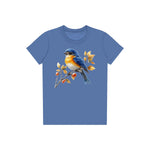 T-shirt common Bird graphic 0002 - Columbia Blue