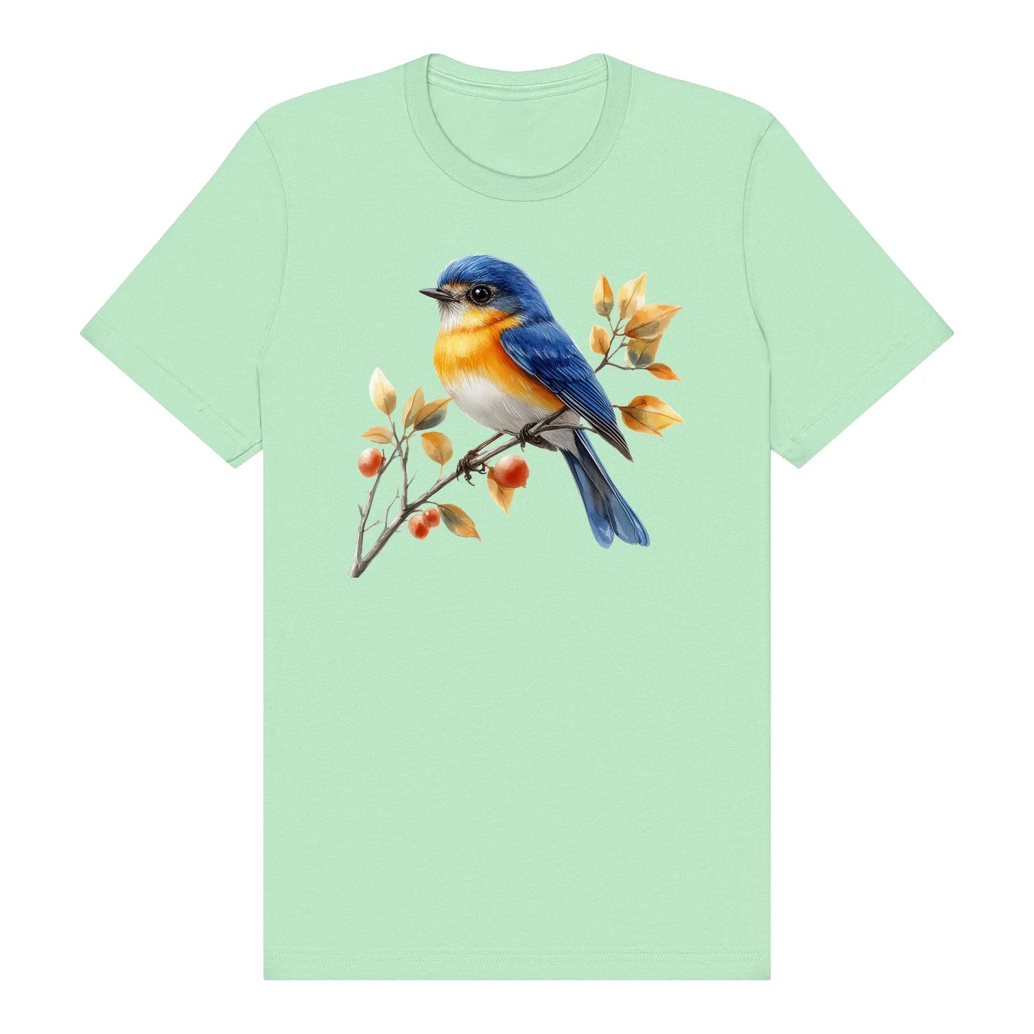 T-shirt common Bird graphic 0002 - Mint
