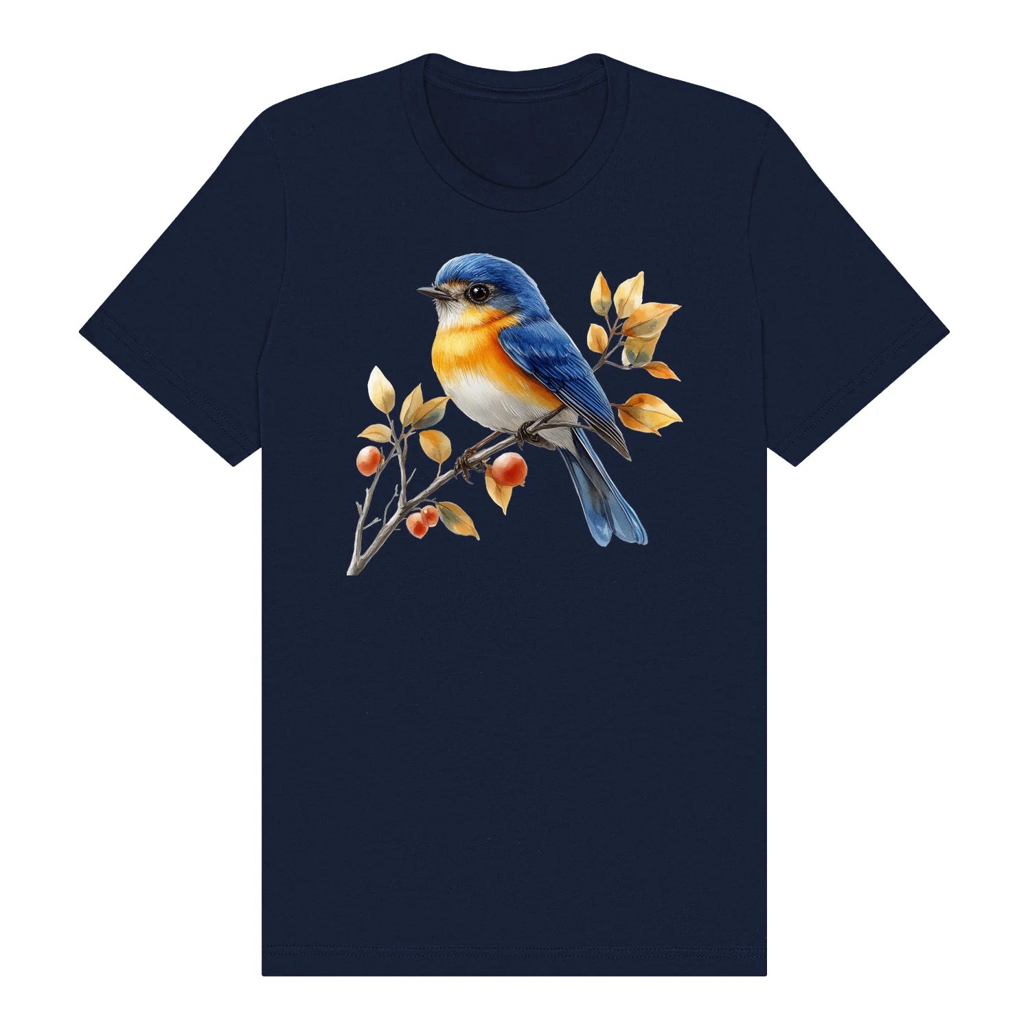 T-shirt common Bird graphic 0002 - Navy