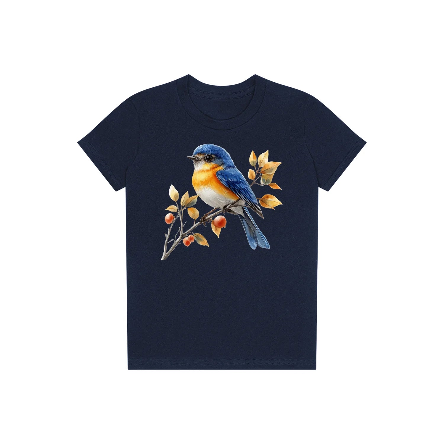 T-shirt common Bird graphic 0002 - Navy