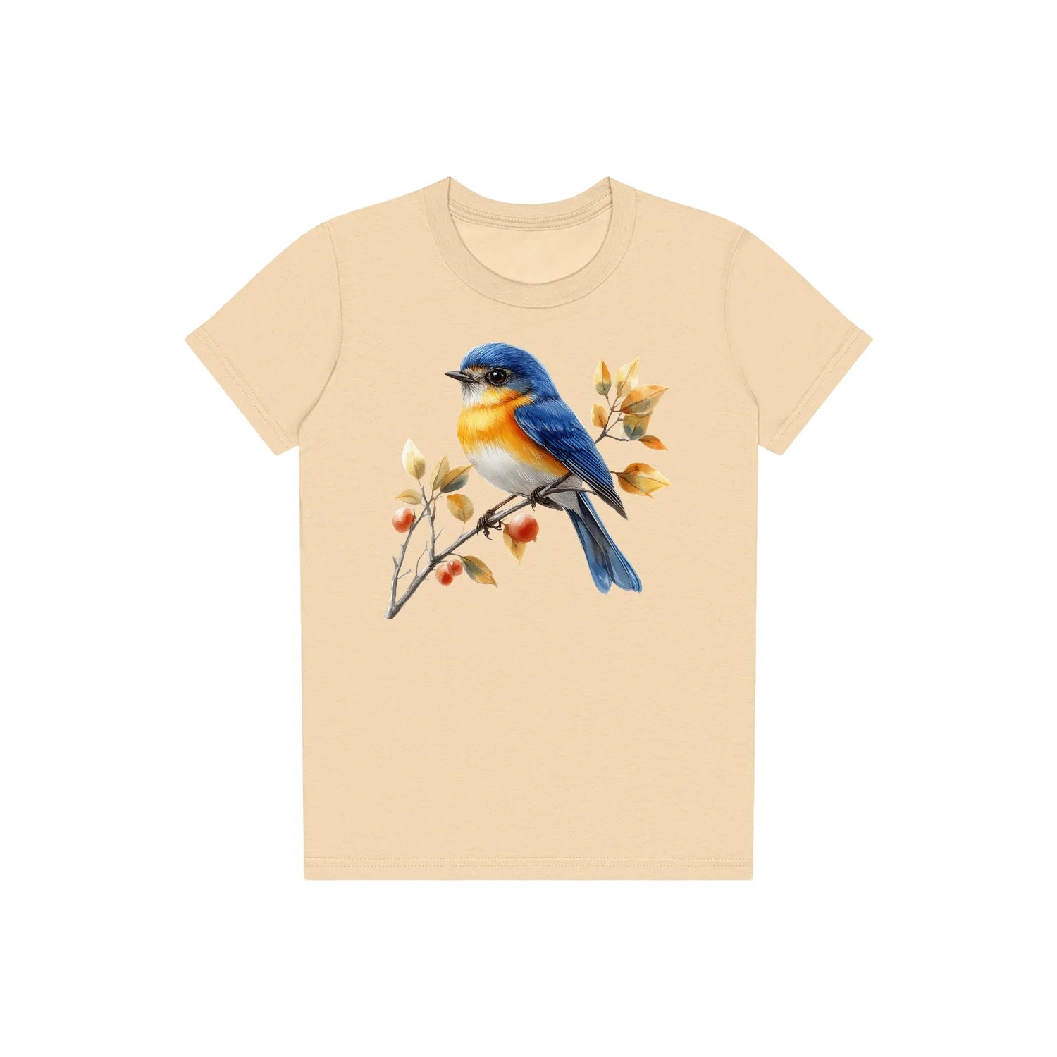 T-shirt common Bird graphic 0002 - Soft Cream