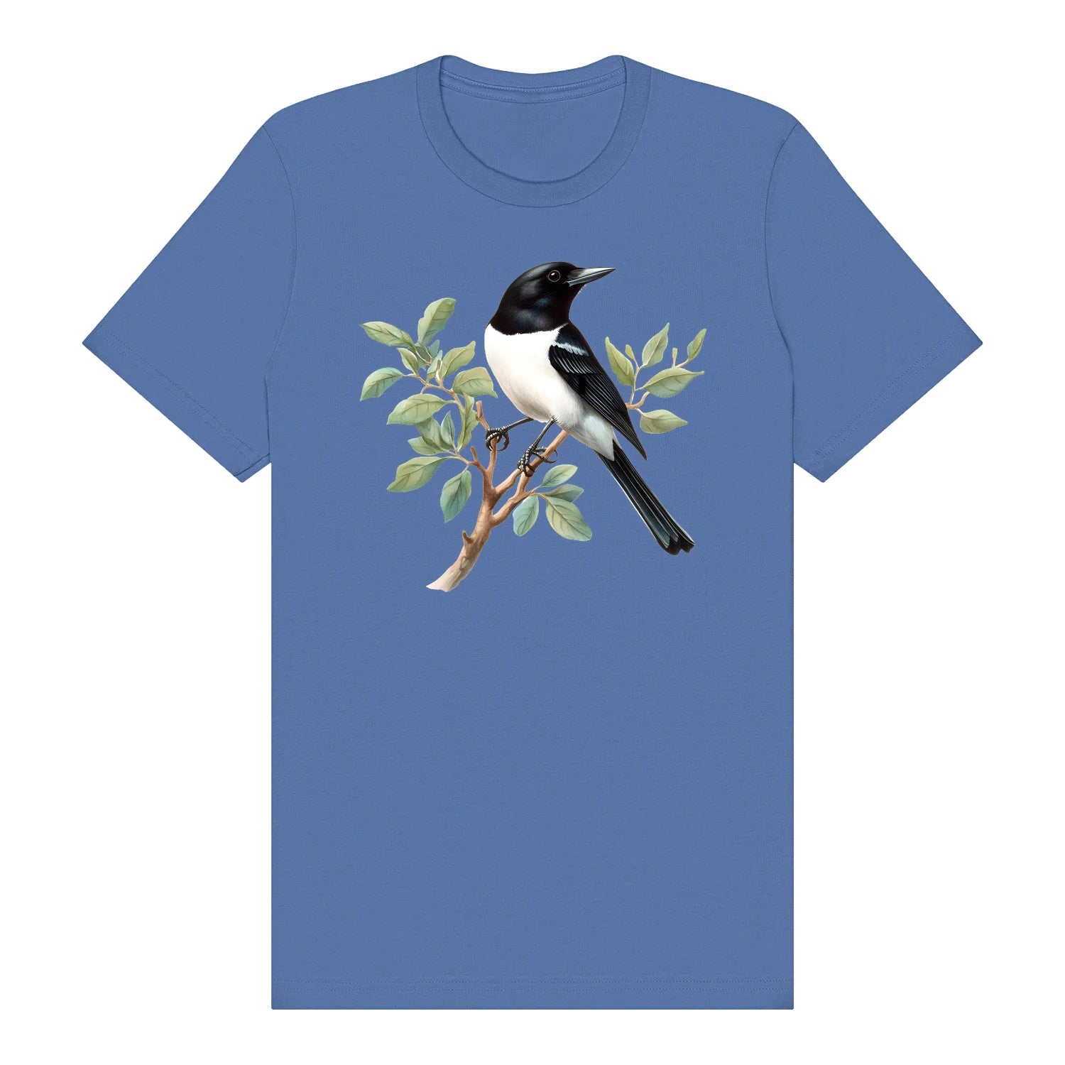 T-shirt common Bird graphic 0003 - Columbia Blue