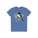 T-shirt common Bird graphic 0003 - Columbia Blue