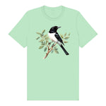 T-shirt common Bird graphic 0003 - Mint