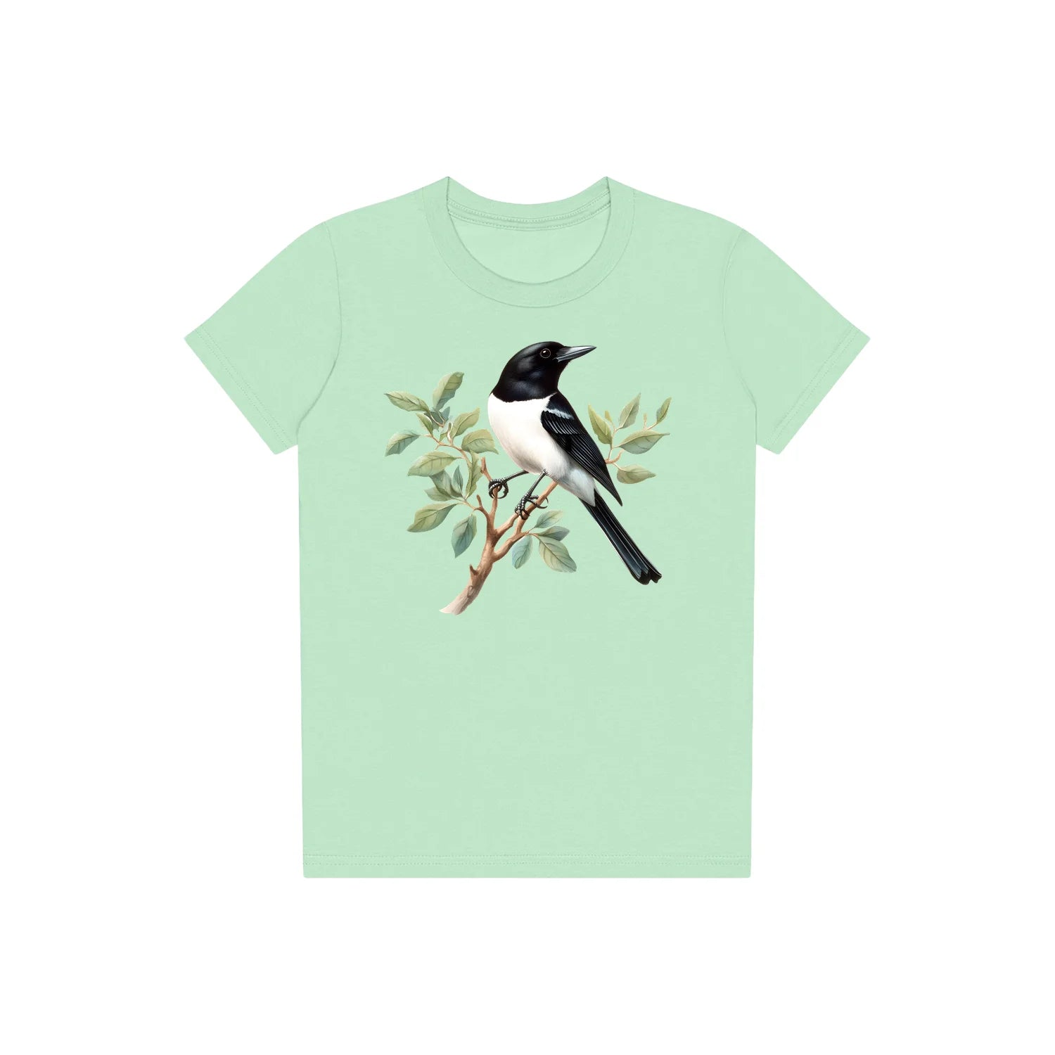 T-shirt common Bird graphic 0003 - Mint
