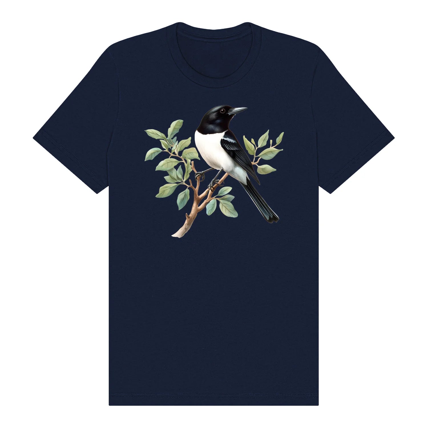 T-shirt common Bird graphic 0003 - Navy