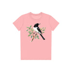 T-shirt common Bird graphic 0003 - Pink