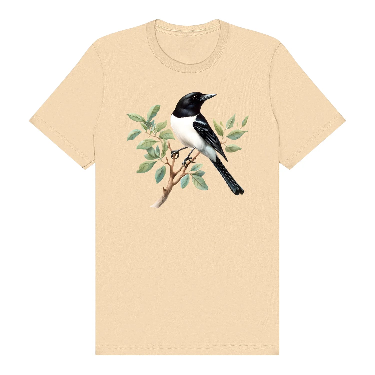 T-shirt common Bird graphic 0003 - Soft Cream