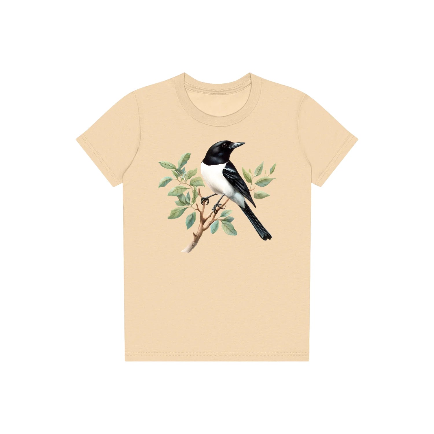 T-shirt common Bird graphic 0003 - Soft Cream