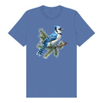 T-shirt common Bird graphic 0004 - Columbia Blue