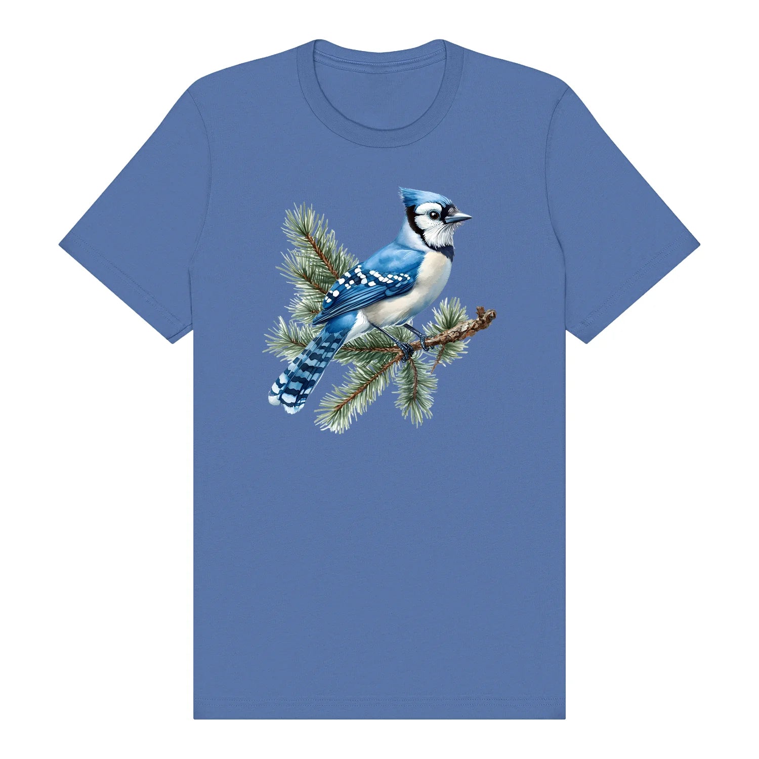 T-shirt common Bird graphic 0004 - Columbia Blue