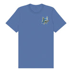 T-shirt common Bird graphic 0004 - Columbia Blue