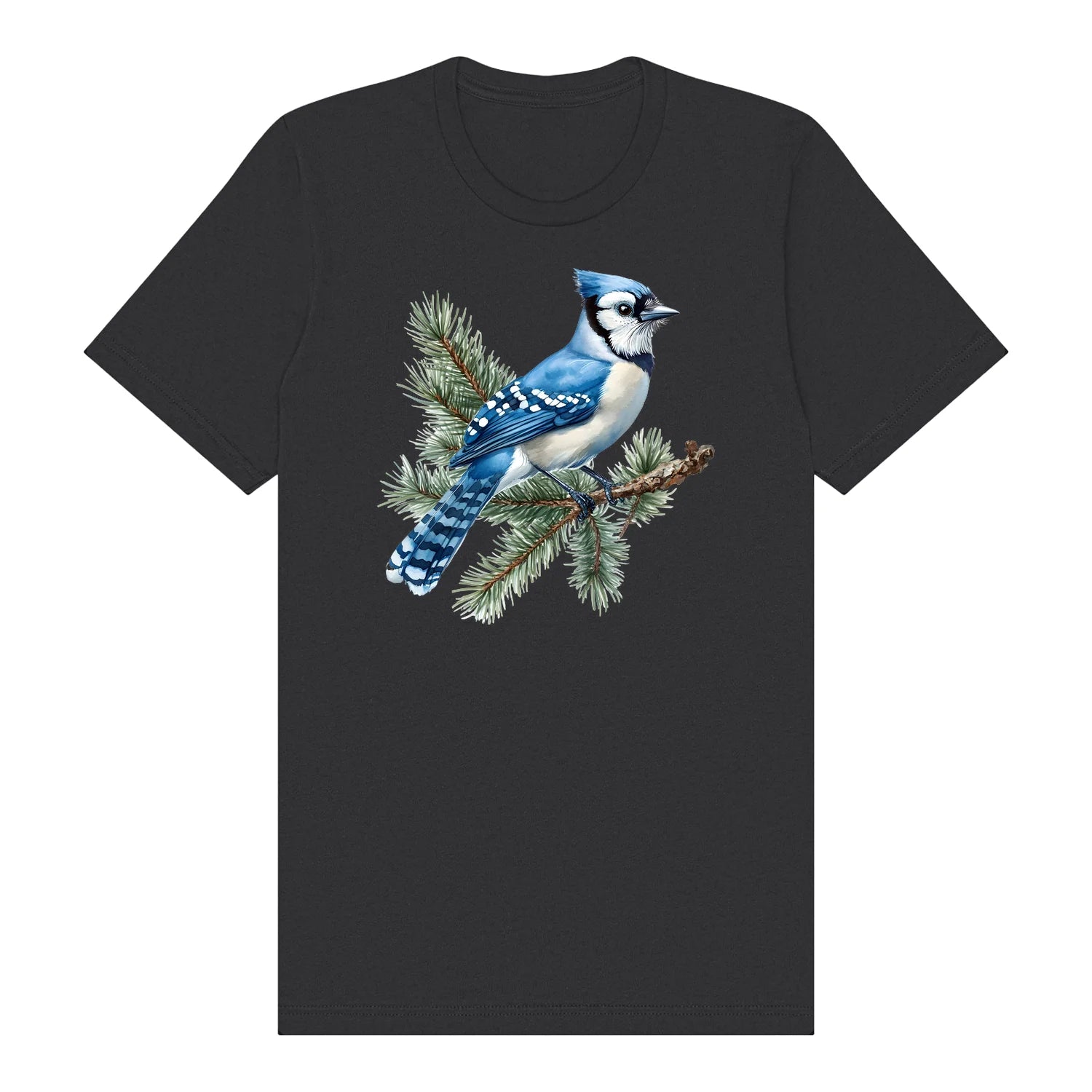 T-shirt common Bird graphic 0004 - Dark Grey