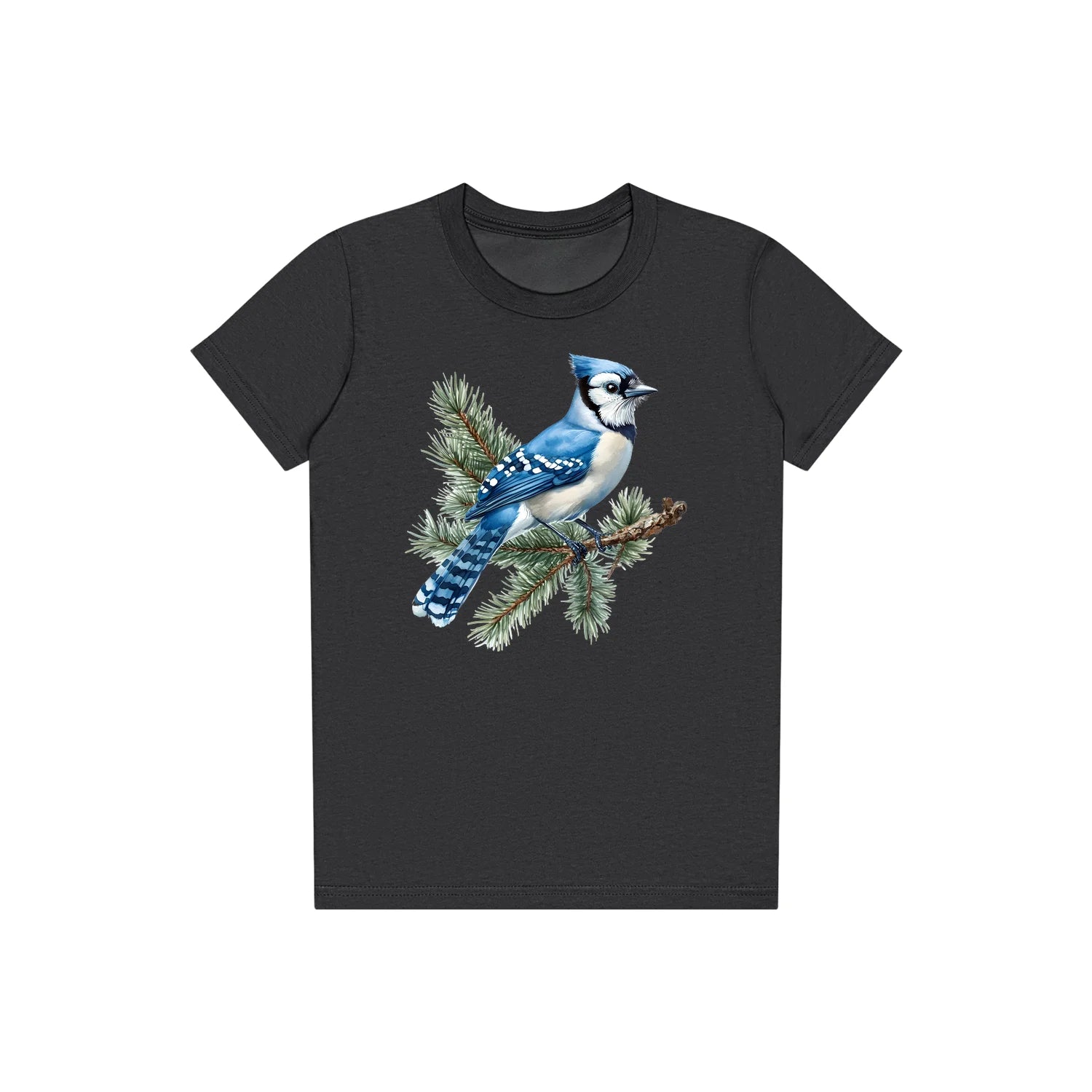 T-shirt common Bird graphic 0004 - Dark Grey