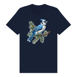 T-shirt common Bird graphic 0004 - Navy