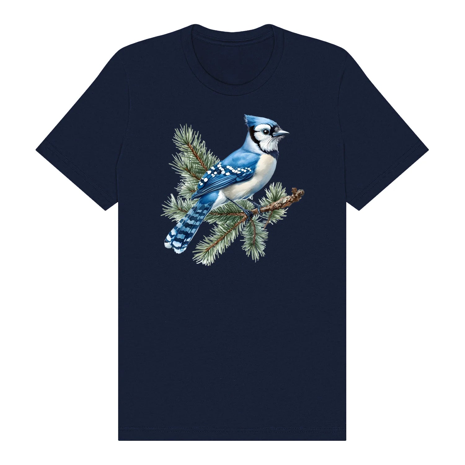 T-shirt common Bird graphic 0004 - Navy