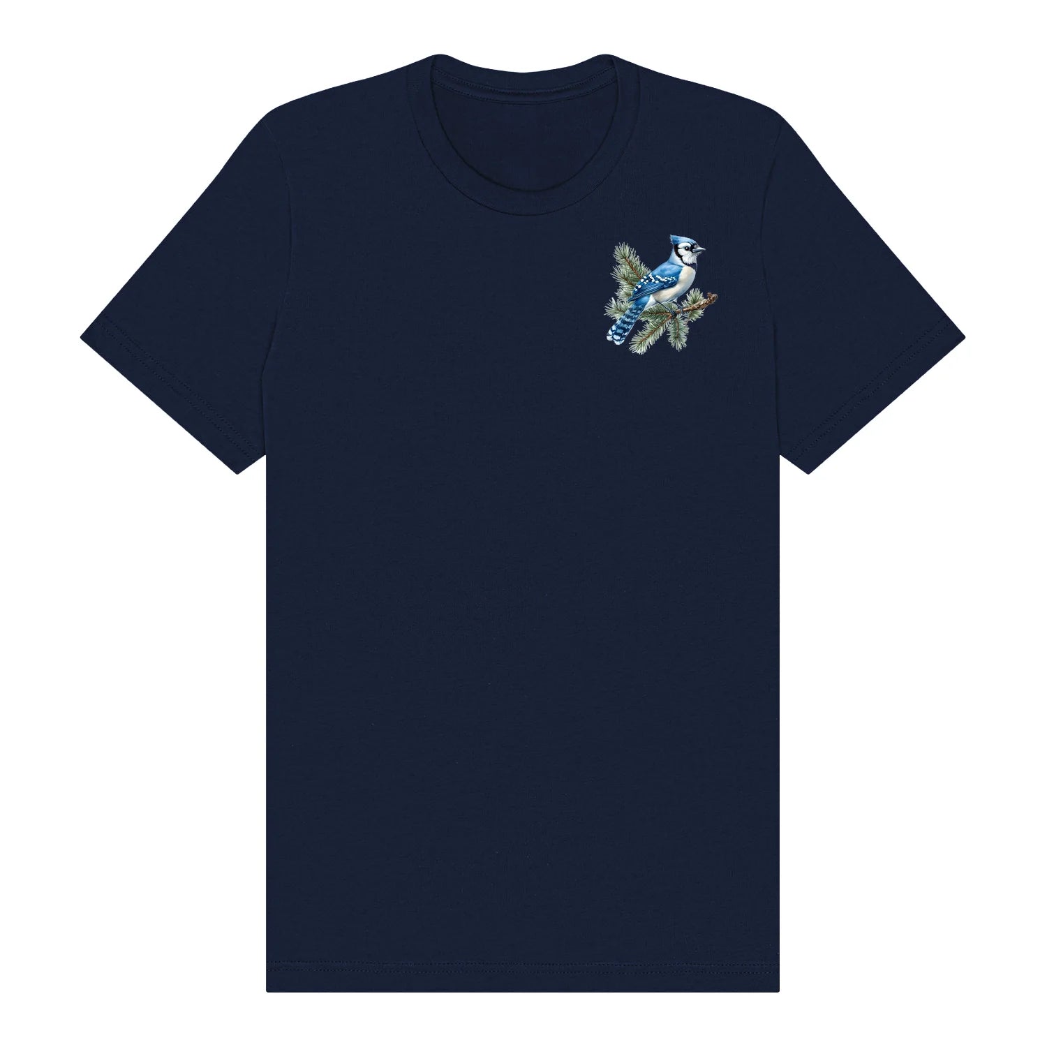 T-shirt common Bird graphic 0004 - Navy